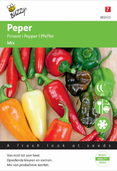 Hot Pepper mix 5 varieties BU